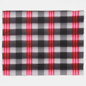 Couverture Polaire Plaid Populaire Abstrait Rouge Noir Plaid Collecti (Devant (Horizontal))