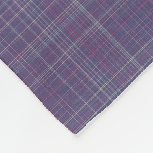Couverture Polaire Plaid pourpre (Coin)