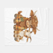 Couverture Polaire Plaid & Precious Pals (Devant (Horizontal))