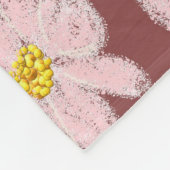 Couverture Polaire plaid rose (Coin)