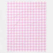 Couverture Polaire Plaid Rose Campagnard (Devant)