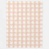 Couverture Polaire Plaid Rose Champagne Marbré (Devant)