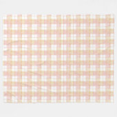 Couverture Polaire Plaid Rose Champagne Marbré (Devant (Horizontal))