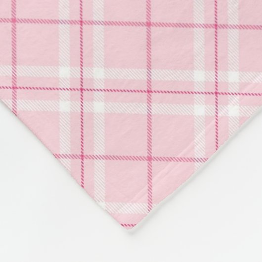 Couverture Polaire Plaid rose-clair (Coin)