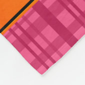 Couverture Polaire Plaid rose de basket-ball (Coin)