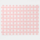 Couverture Polaire Plaid rose ombragé (Devant (Horizontal))