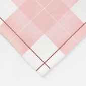 Couverture Polaire Plaid rose ombragé (Coin)