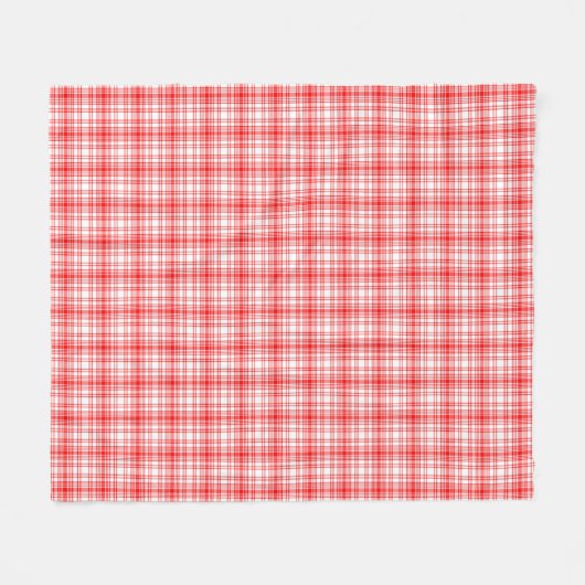 Couverture Polaire Plaid rouge (Devant (Horizontal))