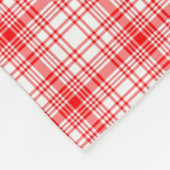Couverture Polaire Plaid rouge (Coin)