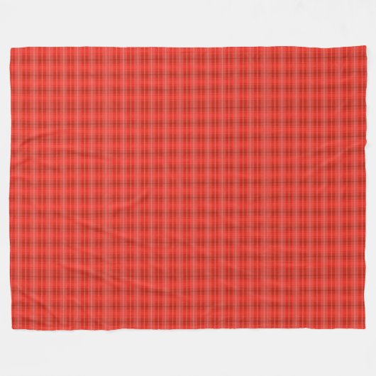 Couverture Polaire Plaid rouge classique moderne (Devant (Horizontal))