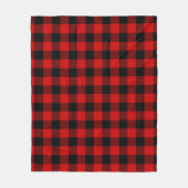 Couverture Polaire Plaid rouge de Buffalo (Devant)