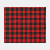 Couverture Polaire Plaid rouge de Buffalo (Devant (Horizontal))