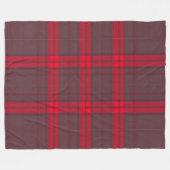 Couverture Polaire Plaid Rouge traditionnel Tartan Collection moderne (Devant (Horizontal))