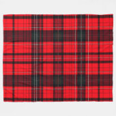 Couverture Polaire Plaid Rouge traditionnel Tartan Collection populai (Devant (Horizontal))