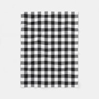 Plaid Russe De Buffle Noir Et Blanc