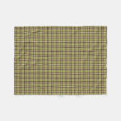 Couverture Polaire Plaid rustique vert clair et pourpre (Devant (Horizontal))
