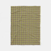 Couverture Polaire Plaid rustique vert clair et pourpre (Devant)