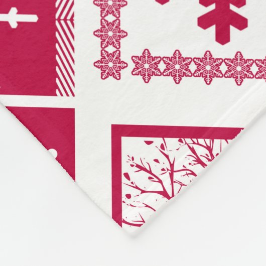 Couverture Polaire Plaid scandinave (Coin)