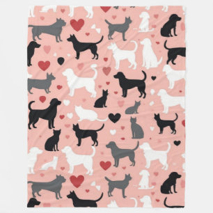 Couverture Polaire Plaid Scandinave Minimaliste pour Animaux de Compa