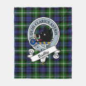 Couverture Polaire Plaid Sherpa Blanket Baillie Classic Clan écossais (Devant)