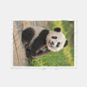 Couverture Polaire Plaid Sherpa Ourson Panda Mignon (Devant (Horizontal))