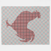 Couverture Polaire Plaid sur le coq plaid (Devant (Horizontal))