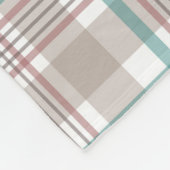 Couverture Polaire Plaid sur l'orignal plaid (Coin)