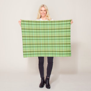 Couverture Polaire Plaid vert