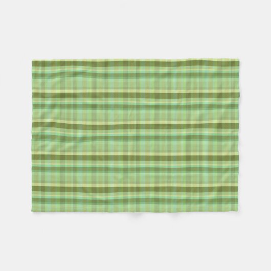 Couverture Polaire Plaid vert (Devant (Horizontal))