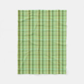 Couverture Polaire Plaid vert (Devant)