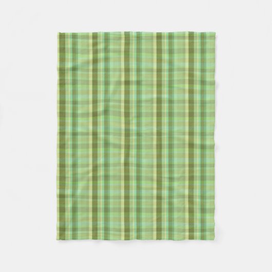 Couverture Polaire Plaid vert (Devant)