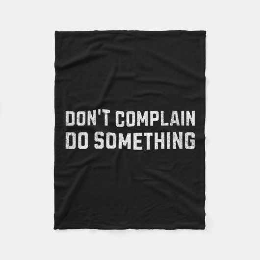 Couverture Polaire Plain Faites Quelque Chose - Kamala Harris - Tim W (Devant)