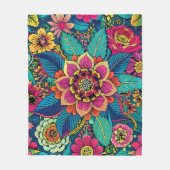 Couverture Polaire Plaisir Floral (Devant)
