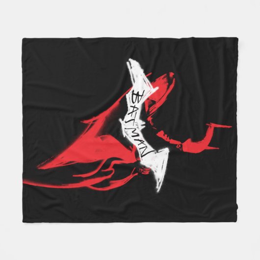Couverture Polaire Plan de Batman Spraypaint (Devant (Horizontal))