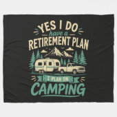Couverture Polaire Plan de retraite de camping (Devant (Horizontal))