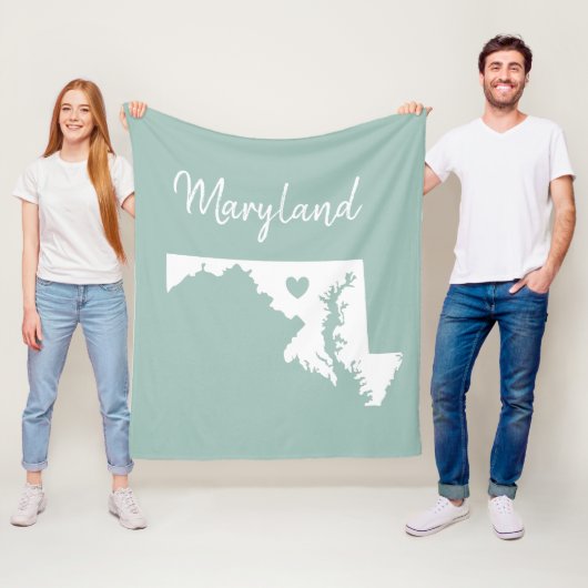 Couverture Polaire Plan d'état du Maryland (En situation)