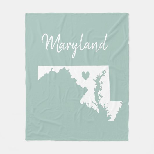 Couverture Polaire Plan d'état du Maryland (Devant)