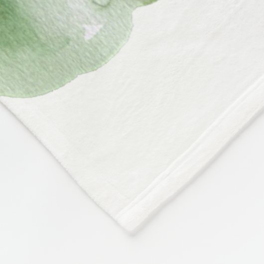 Couverture Polaire Plan forestier de l'aquarelle (Coin)