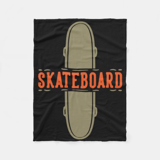 Couverture Polaire Planche à roulettes Skateboarding  (Devant)