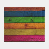 Couverture Polaire planches en bois de belle couleur (Devant (Horizontal))