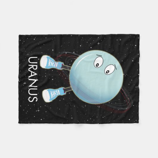 Couverture Polaire Planet Uranus & Stars (Devant (Horizontal))