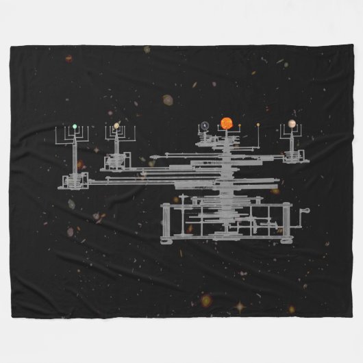 Couverture Polaire Planétaire antique de système solaire planétaire (Devant (Horizontal))