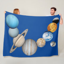 Planètes du système solaire (Couleur modifiable)