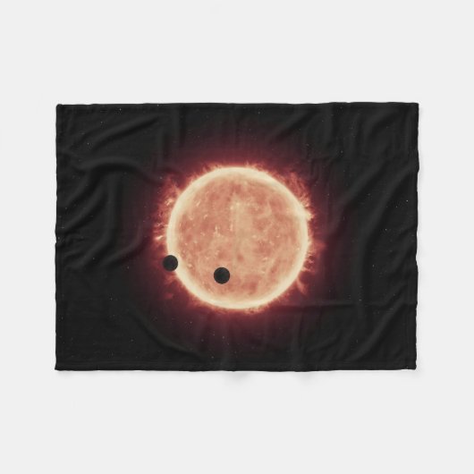 Couverture Polaire Planètes Transitant Red Nwarf Star Dans Trappist-1 (Devant (Horizontal))