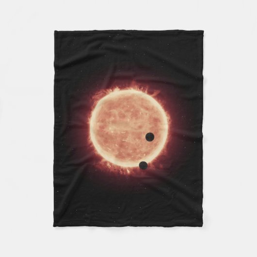 Couverture Polaire Planètes Transitant Red Nwarf Star Dans Trappist-1 (Devant)