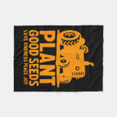 Couverture Polaire Plant Good Seeds Love Kindness Peace Joy Christian (Devant (Horizontal))