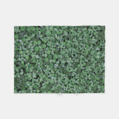 Couverture Polaire Plante à feuilles vertes (Devant (Horizontal))
