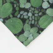 Couverture Polaire Plante à feuilles vertes (Coin)