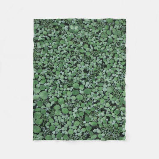 Couverture Polaire Plante à feuilles vertes (Devant)