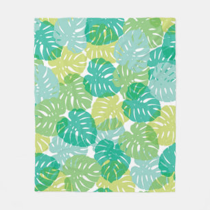 Couverture Polaire Plante de fromage exotique : Monstère tropicale